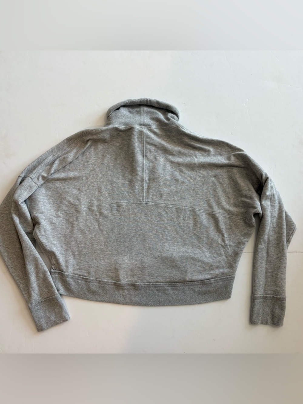 Free People Movement Gray Lara Pullover Mock Neck Sweater Small - Picture 8 of 8